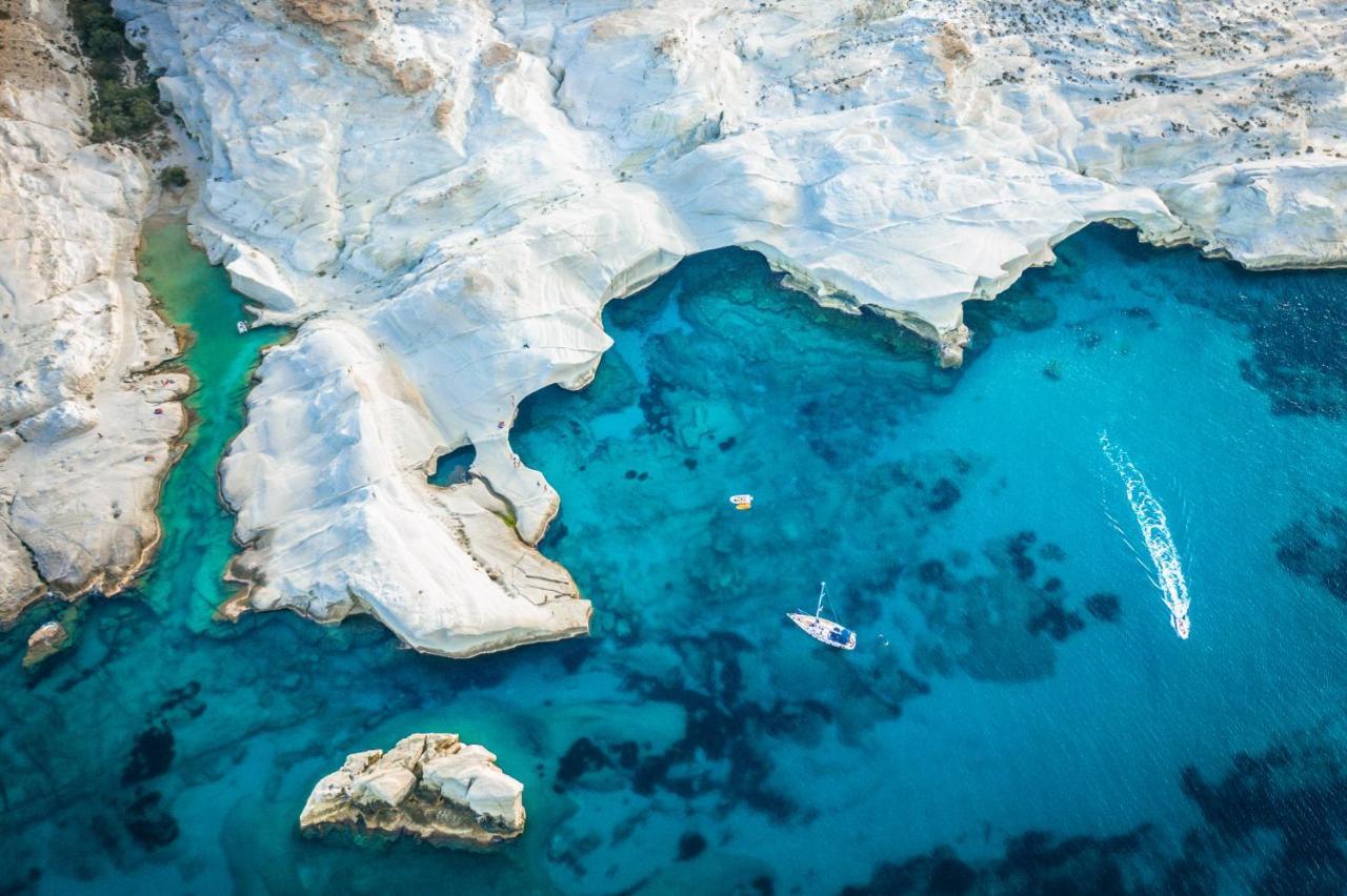 Psaravolada Hotel Milos Agia Kiriaki Beach  エクステリア 写真